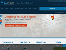 Tablet Screenshot of blumatica.it